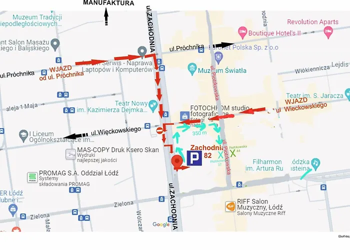 Regnum Noctis Piotrkowska 44 Lumiere Apartman Łódź